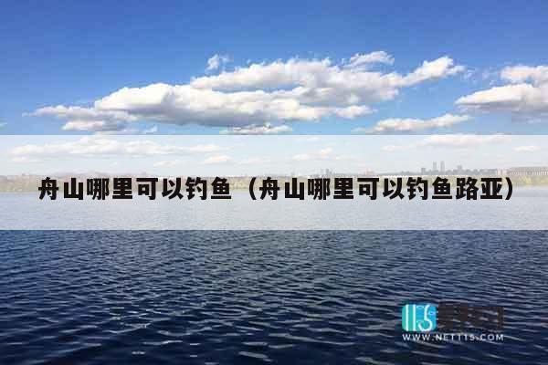 舟山哪里可以钓鱼（舟山哪里可以钓鱼路亚）