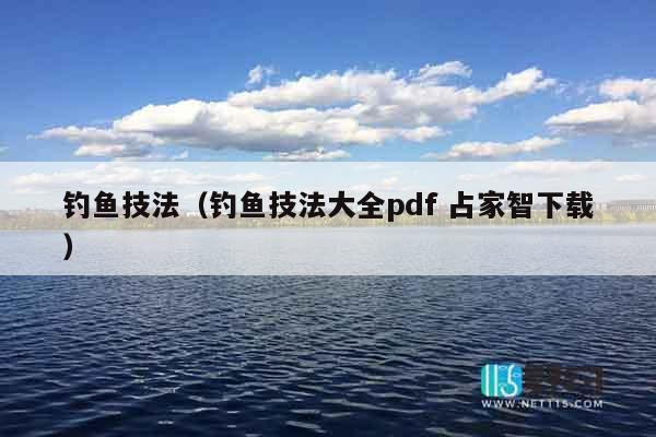 钓鱼技法（钓鱼技法大全pdf 占家智下载）