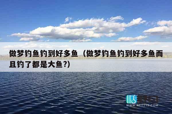 做梦钓鱼钓到好多鱼（做梦钓鱼钓到好多鱼而且钓了都是大鱼?）