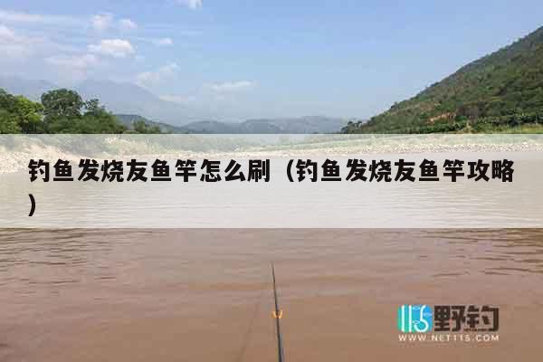 钓鱼发烧友鱼竿怎么刷（钓鱼发烧友鱼竿攻略）