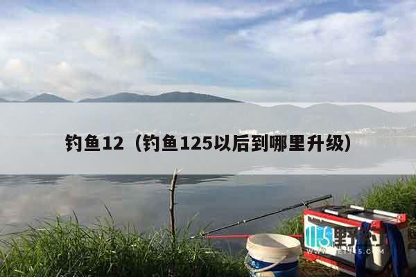 钓鱼12（钓鱼125以后到哪里升级）