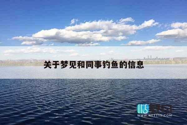 关于梦见和同事钓鱼的信息