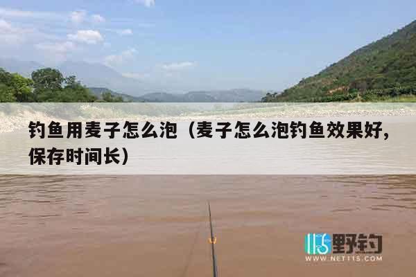 钓鱼用麦子怎么泡（麦子怎么泡钓鱼效果好,保存时间长）