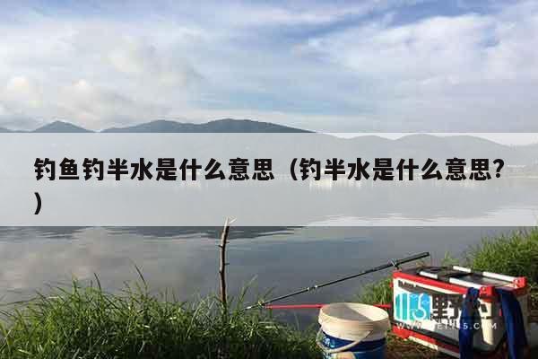 钓鱼钓半水是什么意思（钓半水是什么意思?）
