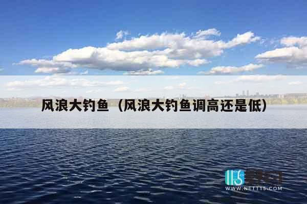 风浪大钓鱼（风浪大钓鱼调高还是低）