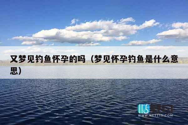又梦见钓鱼怀孕的吗（梦见怀孕钓鱼是什么意思）