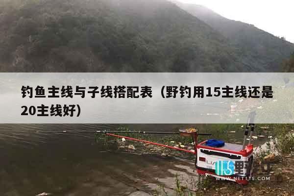 钓鱼主线与子线搭配表（野钓用15主线还是20主线好）