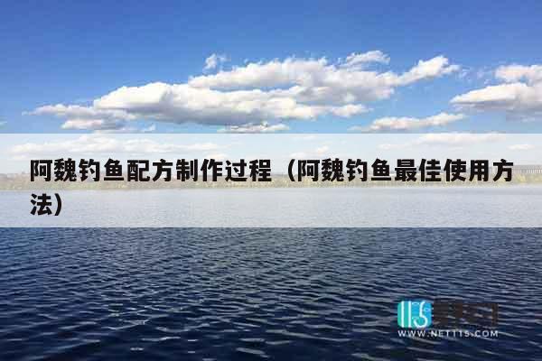 阿魏钓鱼配方制作过程（阿魏钓鱼最佳使用方法）