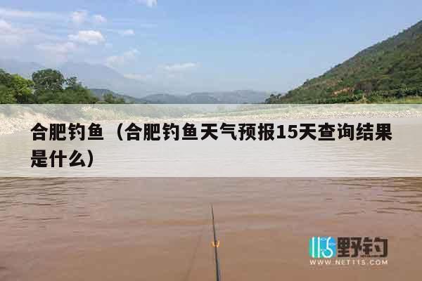 合肥钓鱼（合肥钓鱼天气预报15天查询结果是什么）