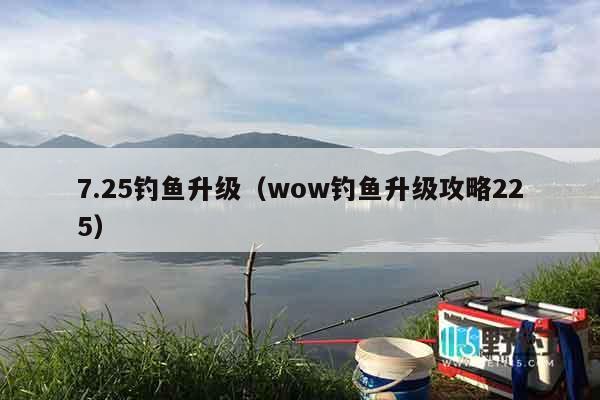 7.25钓鱼升级（wow钓鱼升级攻略225）