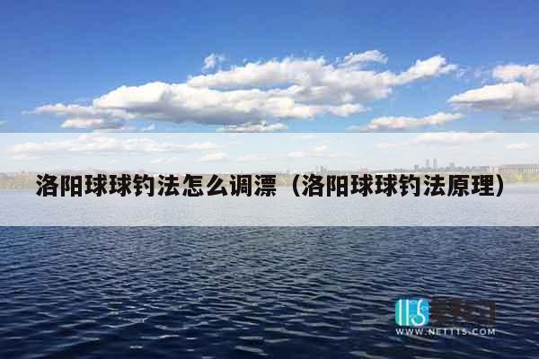 洛阳球球钓法怎么调漂（洛阳球球钓法原理）