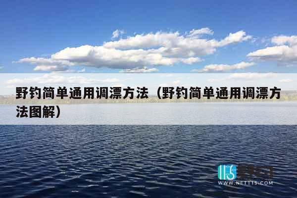 野钓简单通用调漂方法（野钓简单通用调漂方法图解）