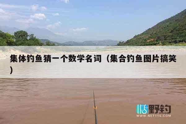 集体钓鱼猜一个数学名词（集合钓鱼图片搞笑）