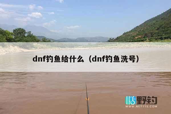 dnf钓鱼给什么（dnf钓鱼洗号）