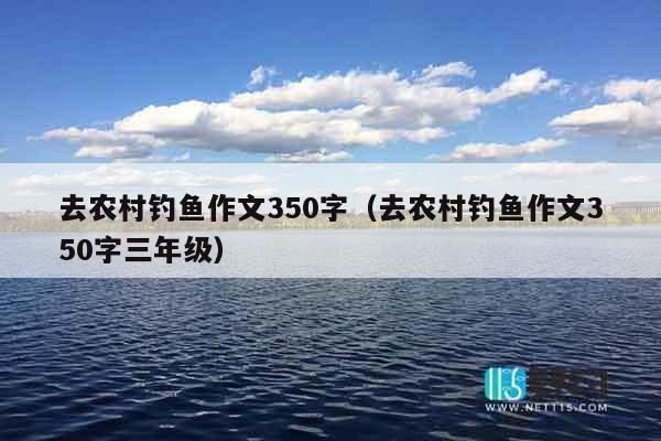 去农村钓鱼作文350字（去农村钓鱼作文350字三年级）