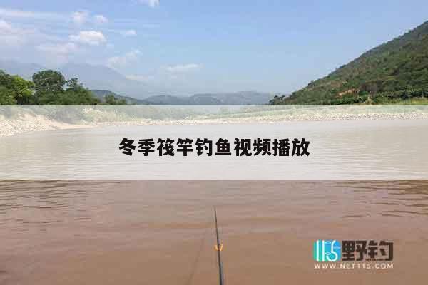 冬季筏竿钓鱼视频播放