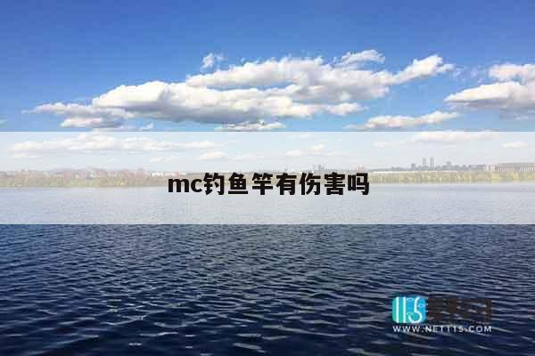 mc钓鱼竿有伤害吗