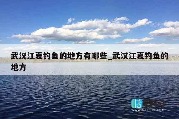 武汉江夏钓鱼的地方有哪些_武汉江夏钓鱼的地方