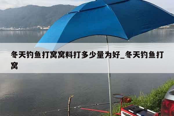 冬天钓鱼打窝窝料打多少量为好_冬天钓鱼打窝