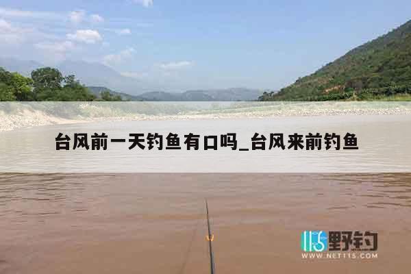 台风前一天钓鱼有口吗_台风来前钓鱼