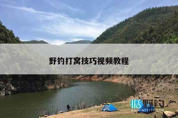 野钓打窝技巧视频教程