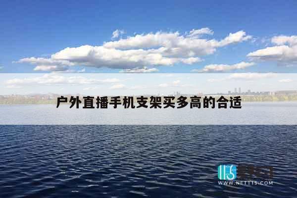 户外直播手机支架买多高的合适