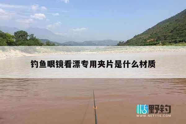 钓鱼眼镜看漂专用夹片是什么材质