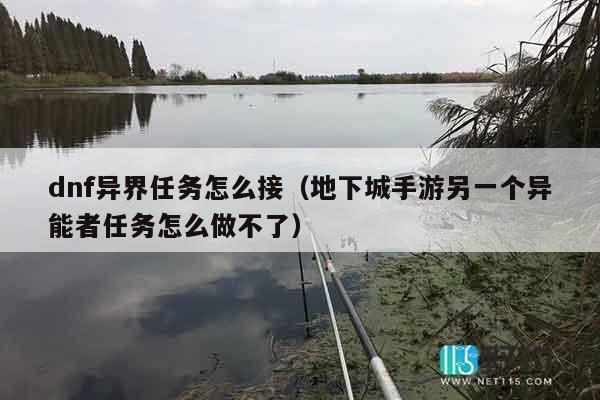 dnf异界任务怎么接（地下城手游另一个异能者任务怎么做不了）