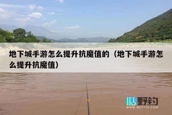 地下城手游怎么提升抗魔值的（地下城手游怎么提升抗魔值）