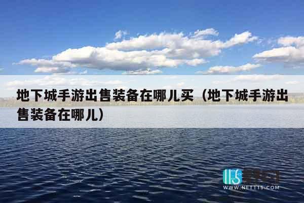 地下城手游出售装备在哪儿买（地下城手游出售装备在哪儿）
