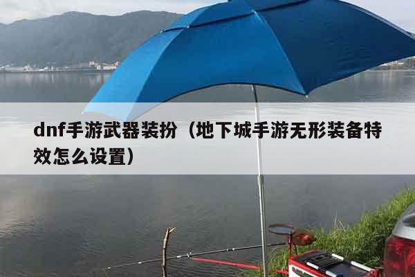 dnf手游武器装扮（地下城手游无形装备特效怎么设置）
