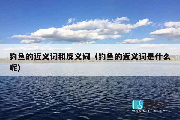 钓鱼的近义词和反义词（钓鱼的近义词是什么呢）