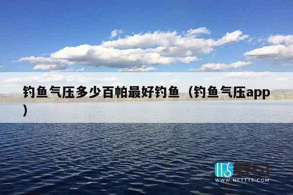 钓鱼气压多少百帕最好钓鱼（钓鱼气压app）