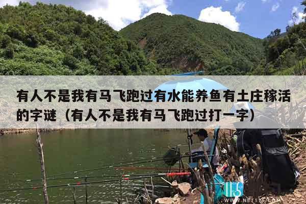 有人不是我有马飞跑过有水能养鱼有土庄稼活的字谜（有人不是我有马飞跑过打一字）