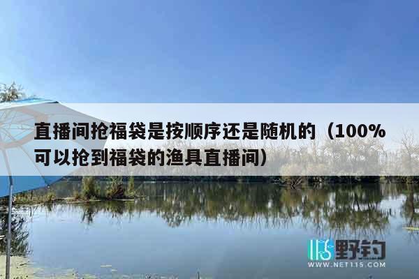 直播间抢福袋是按顺序还是随机的（100%可以抢到福袋的渔具直播间）