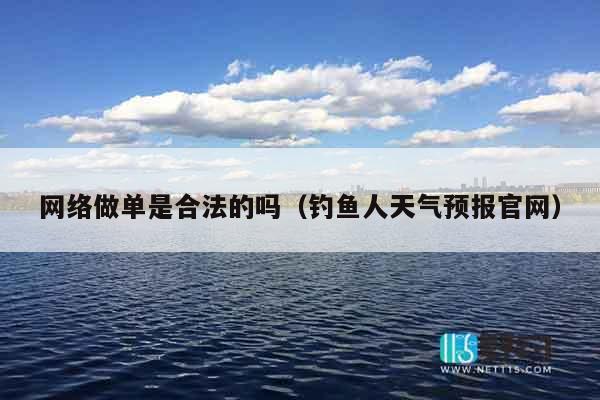 网络做单是合法的吗（钓鱼人天气预报官网）