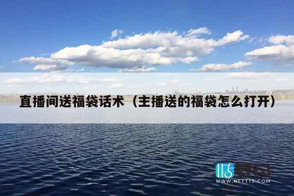 直播间送福袋话术（主播送的福袋怎么打开）