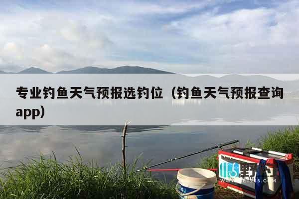 专业钓鱼天气预报选钓位（钓鱼天气预报查询app）