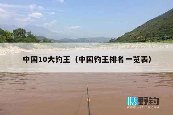 中国10大钓王（中国钓王排名一览表）