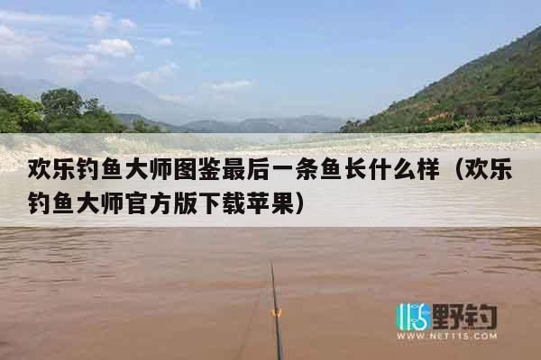 欢乐钓鱼大师图鉴最后一条鱼长什么样（欢乐钓鱼大师官方版下载苹果）