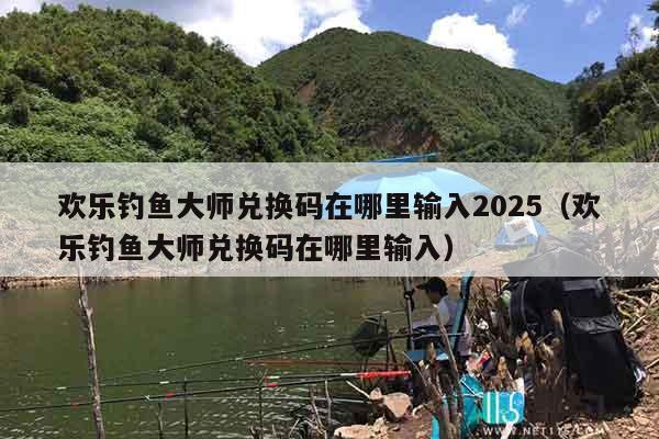 欢乐钓鱼大师兑换码在哪里输入2025（欢乐钓鱼大师兑换码在哪里输入）