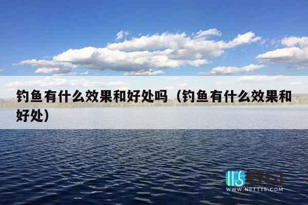 钓鱼有什么效果和好处吗（钓鱼有什么效果和好处）
