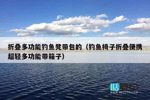 折叠多功能钓鱼凳带包的（钓鱼椅子折叠便携超轻多功能带箱子）