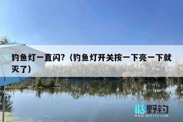 钓鱼灯一直闪?（钓鱼灯开关按一下亮一下就灭了）