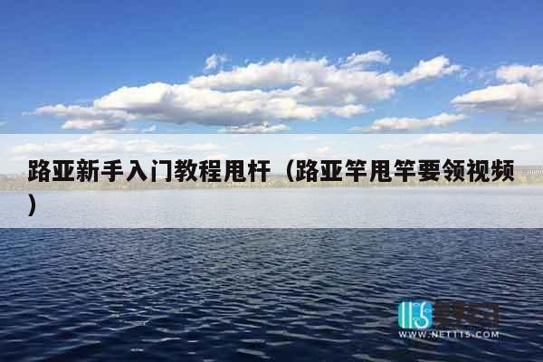 路亚新手入门教程甩杆(路亚竿甩竿要领视频) 路亚新手入门教程甩杆(路亚竿甩竿要领视频)